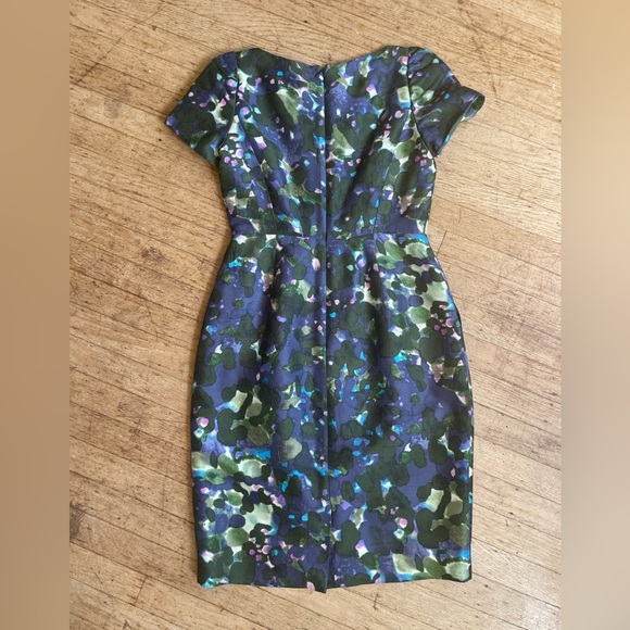 J. Crew Green and Blue Midi Dress - Picture 5 of 5